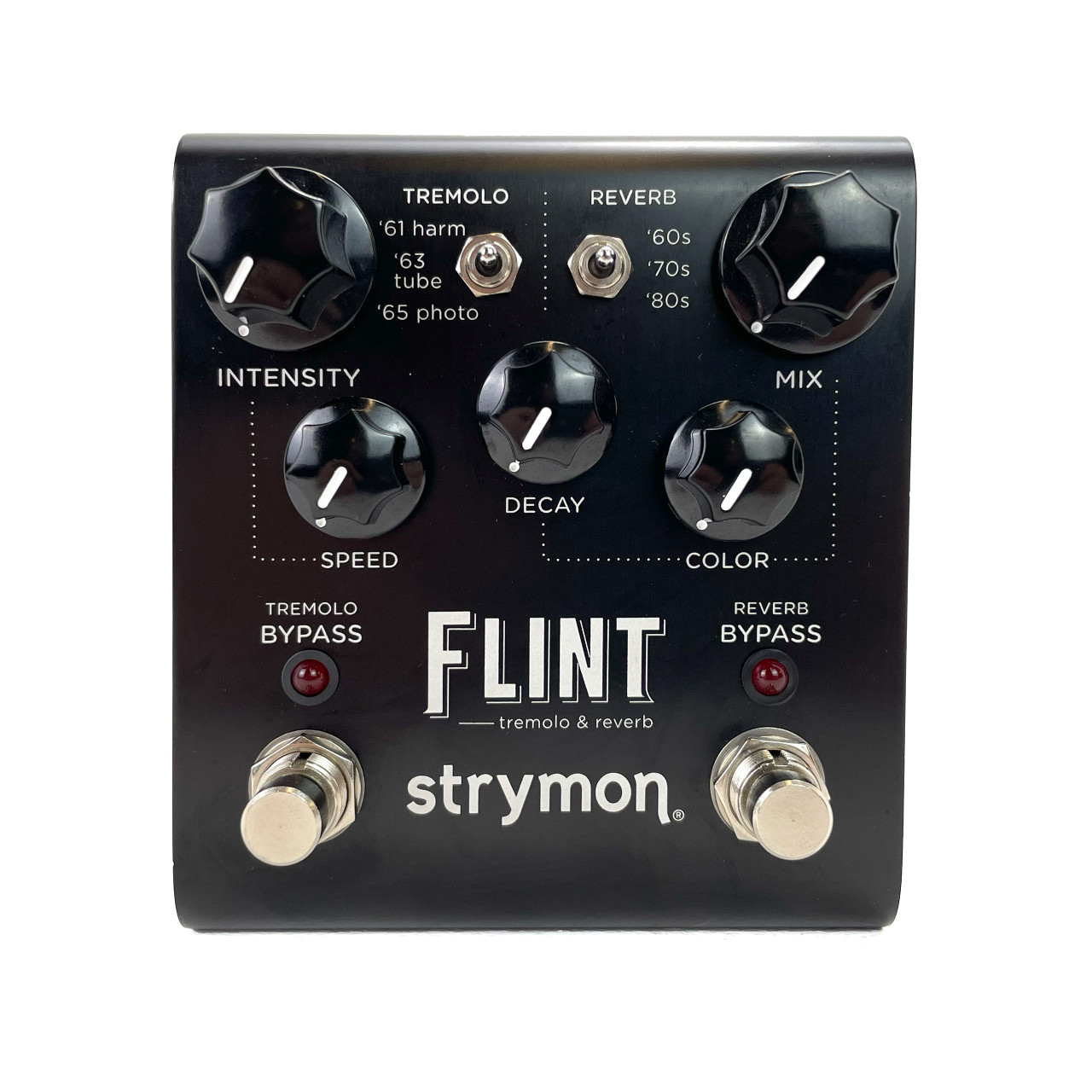 Strymon Flint V1 Tremolo and Reverb Pedal w Black Knobs (pre-owned