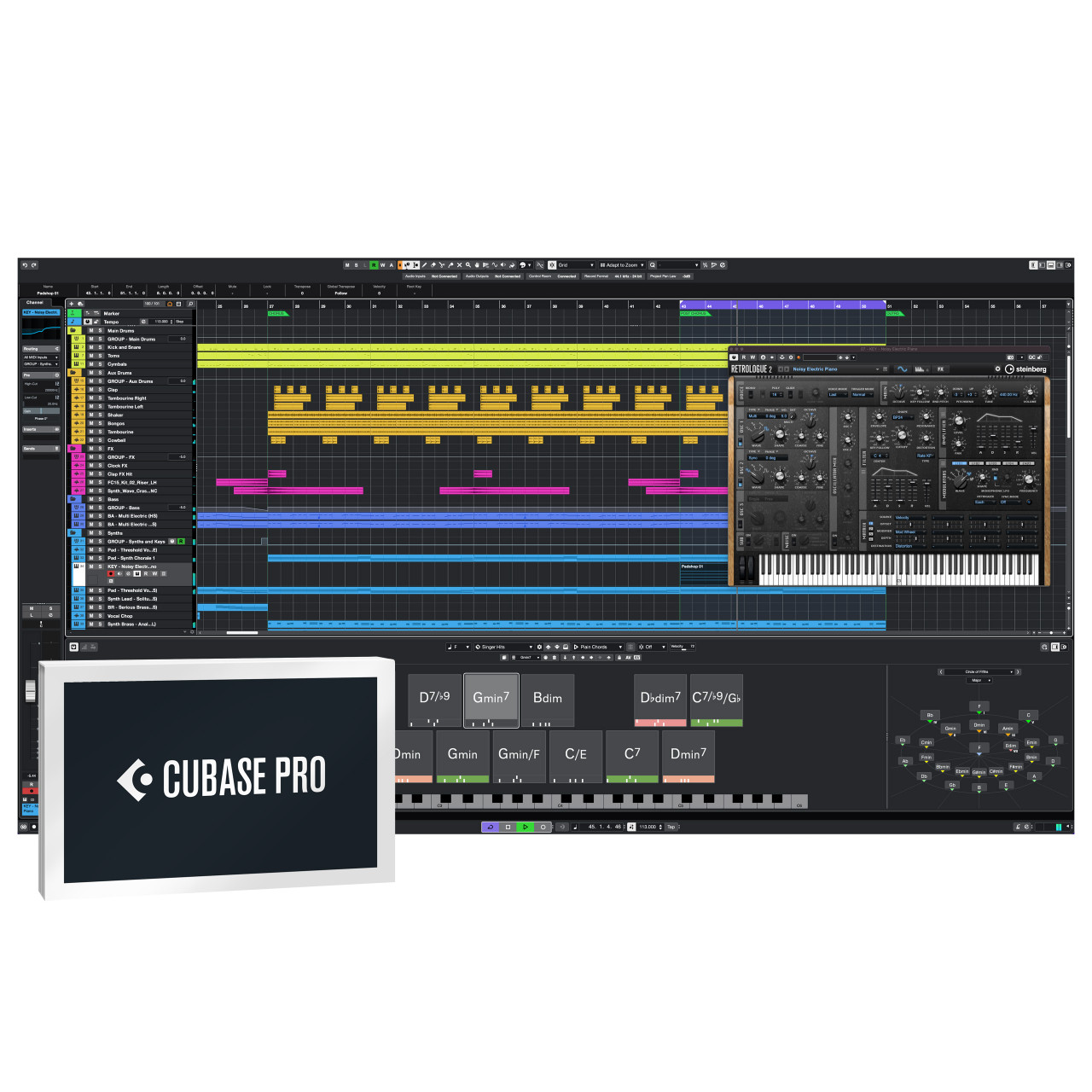 Cubase Pro 13 Audio/MIDI Recording Software (Boxed)