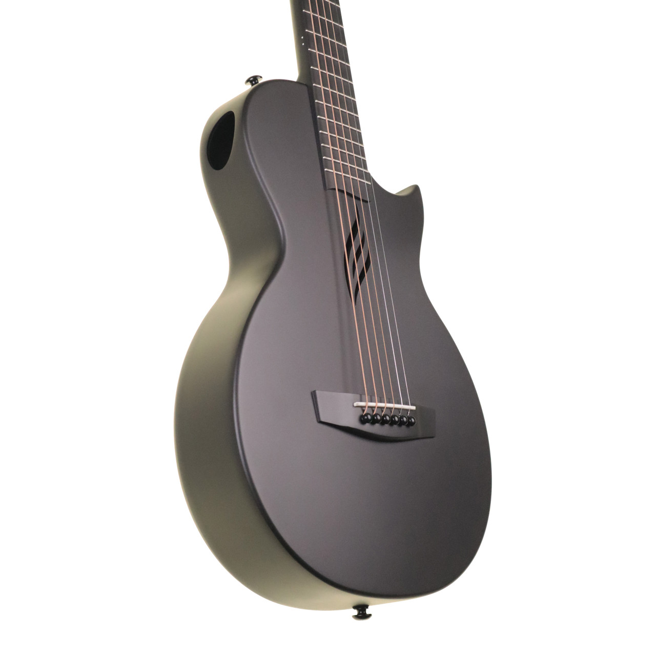 Enya Nova Go Carbon Fibre Acoustic Guitar, Black - Absolute Music