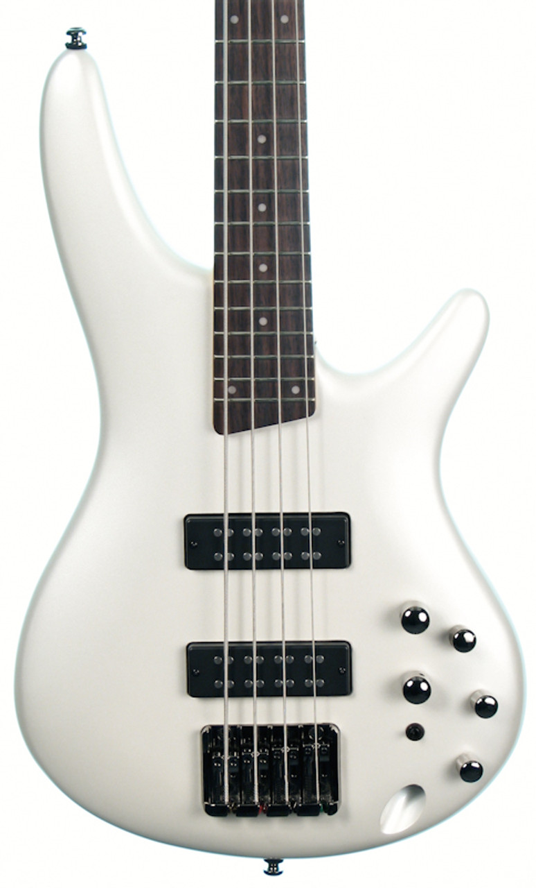 Ibanez SR300E-PW Bass Guitar, Powder White - Absolute Music