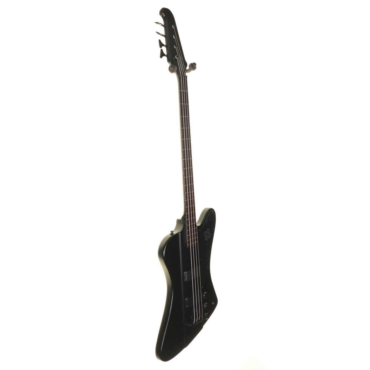 Epiphone Thunderbird Gothic Bass Guitar, Satin Black with Hard