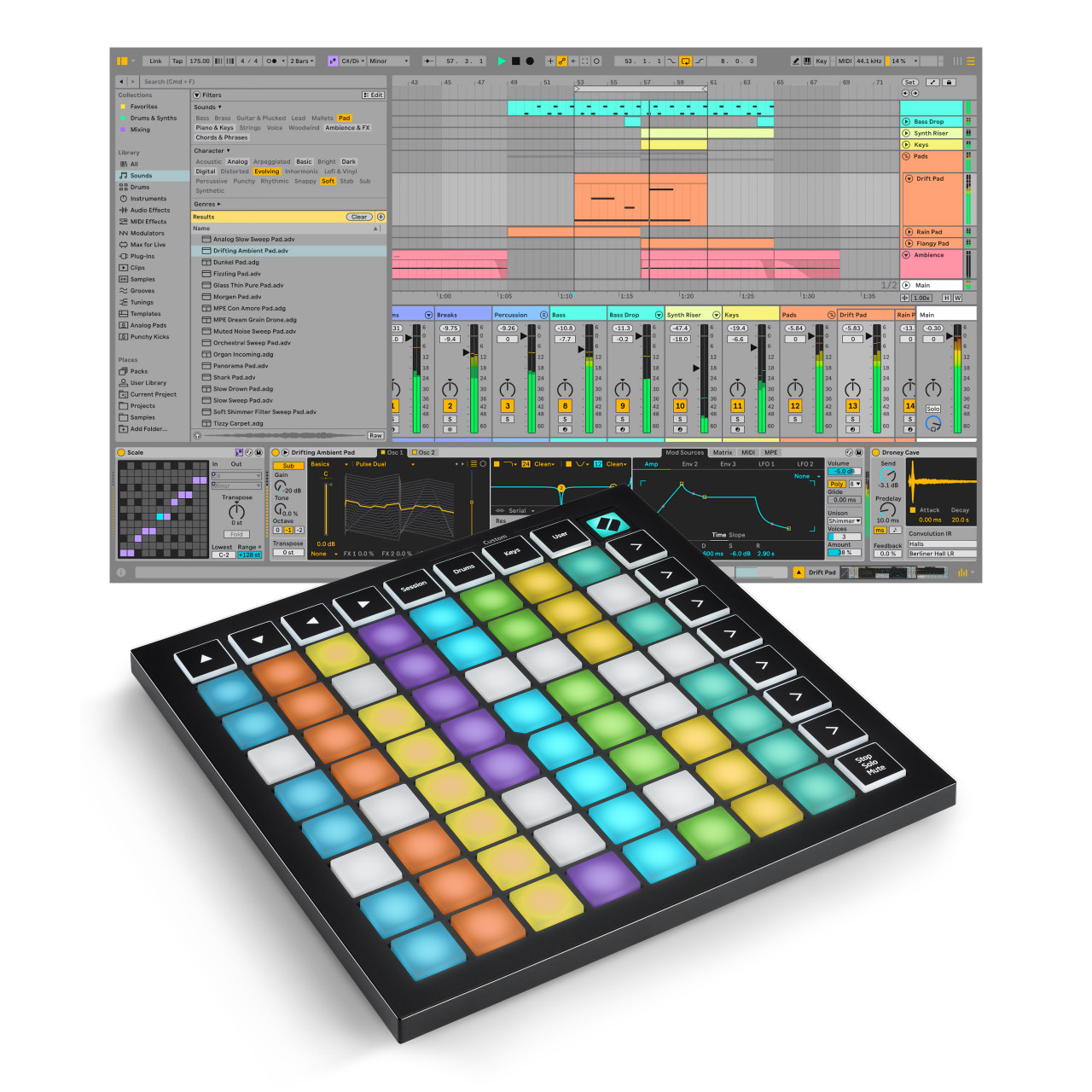Ableton Live 12 Standard with Novation Launchpad Mini Mk3 Bundle 