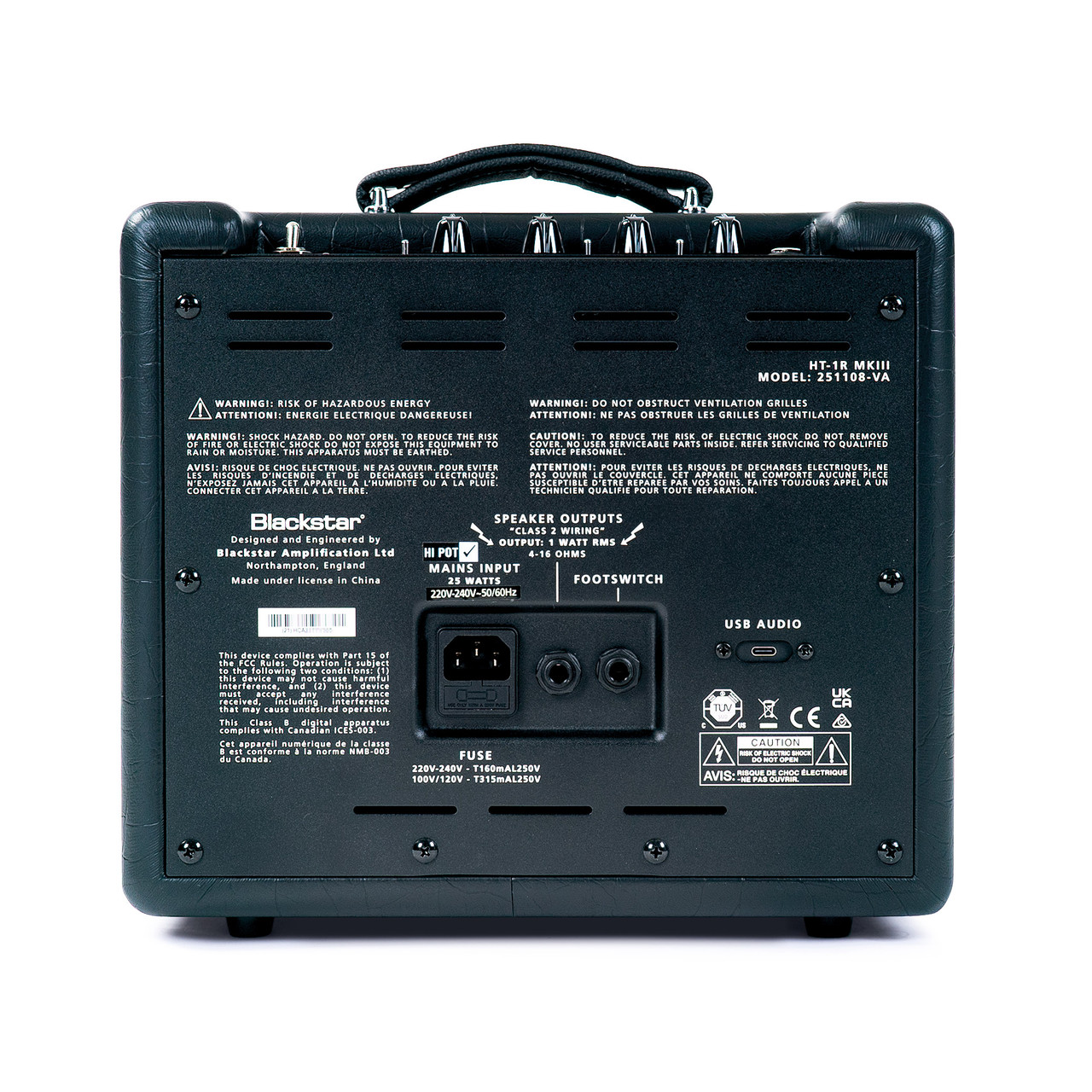 Blackstar HT1R MKIII Valve Combo Amplifier With Reverb - Absolute