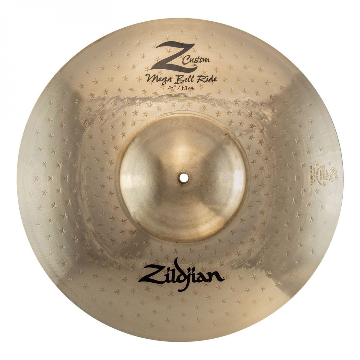 Zildjian Z Custom 21 Inch Mega Bell Ride Cymbal - Absolute Music