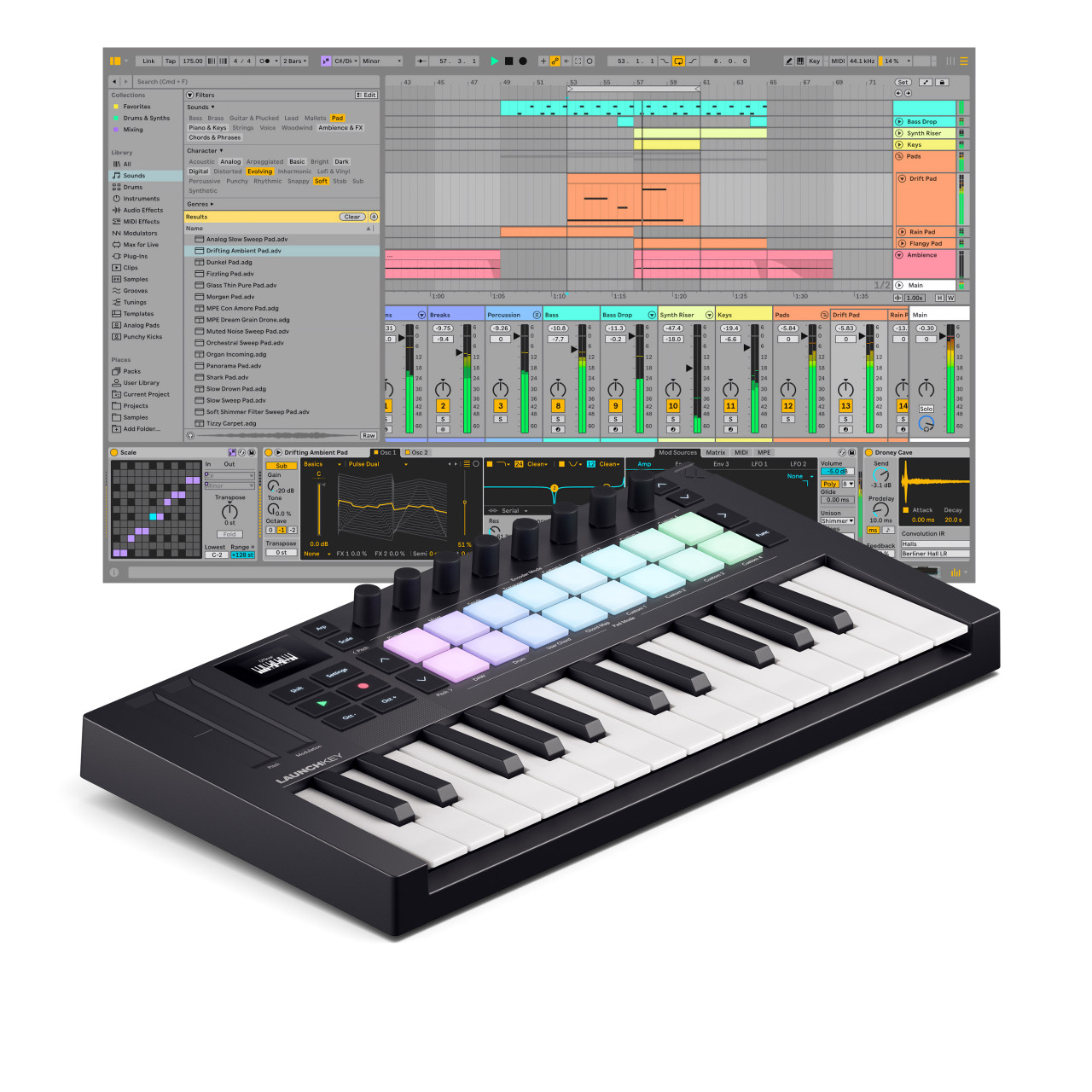 Ableton Live 12 Standard with Novation Launchkey Mini 25 Mk4