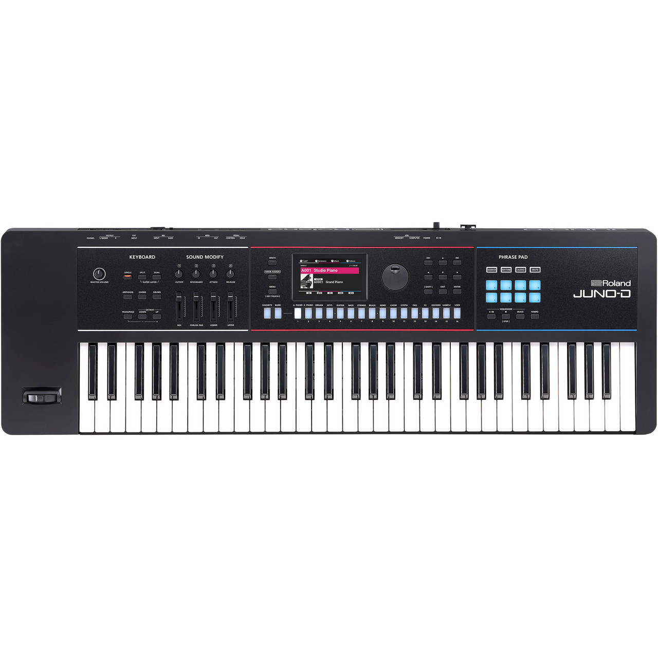 Roland JUNO-D6 61鍵 Roland Juno-D6 61-Key Synthesizer - Absolute Music