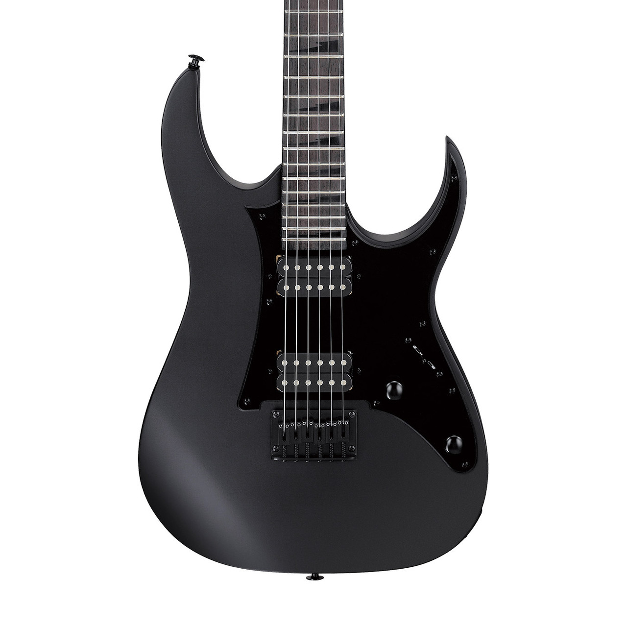 Ibanez GRGR131EX-BKF GIO RG Series Electric Guitar, Black Flat