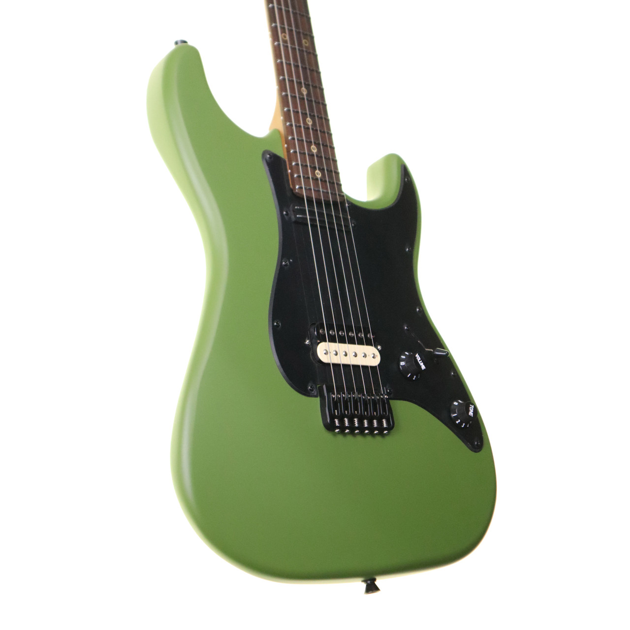 Jet JS-700 Electric Guitar Green Satin with Bare Knuckle Brute