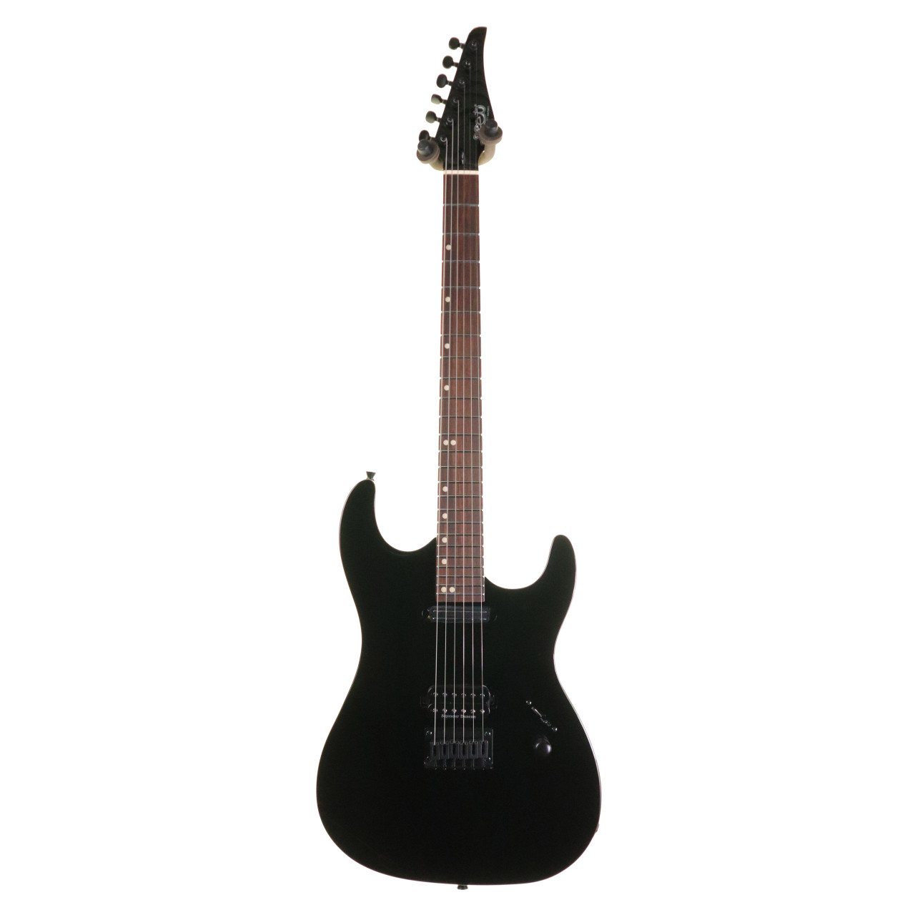 Jet JS-700 Electric Guitar, Black Gloss with Seymour Duncan Double