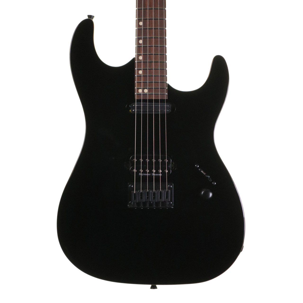Jet JS-700 Electric Guitar, Black Gloss with Seymour Duncan Double Jet JS-700 Electric Guitar, Black Gloss with Seymour Duncan Double