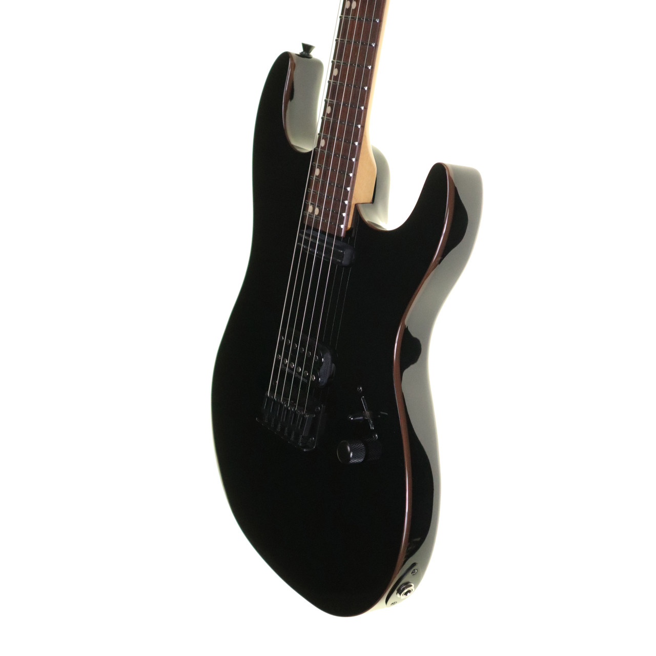 Jet JS-700 Electric Guitar, Black Gloss with Seymour Duncan Double