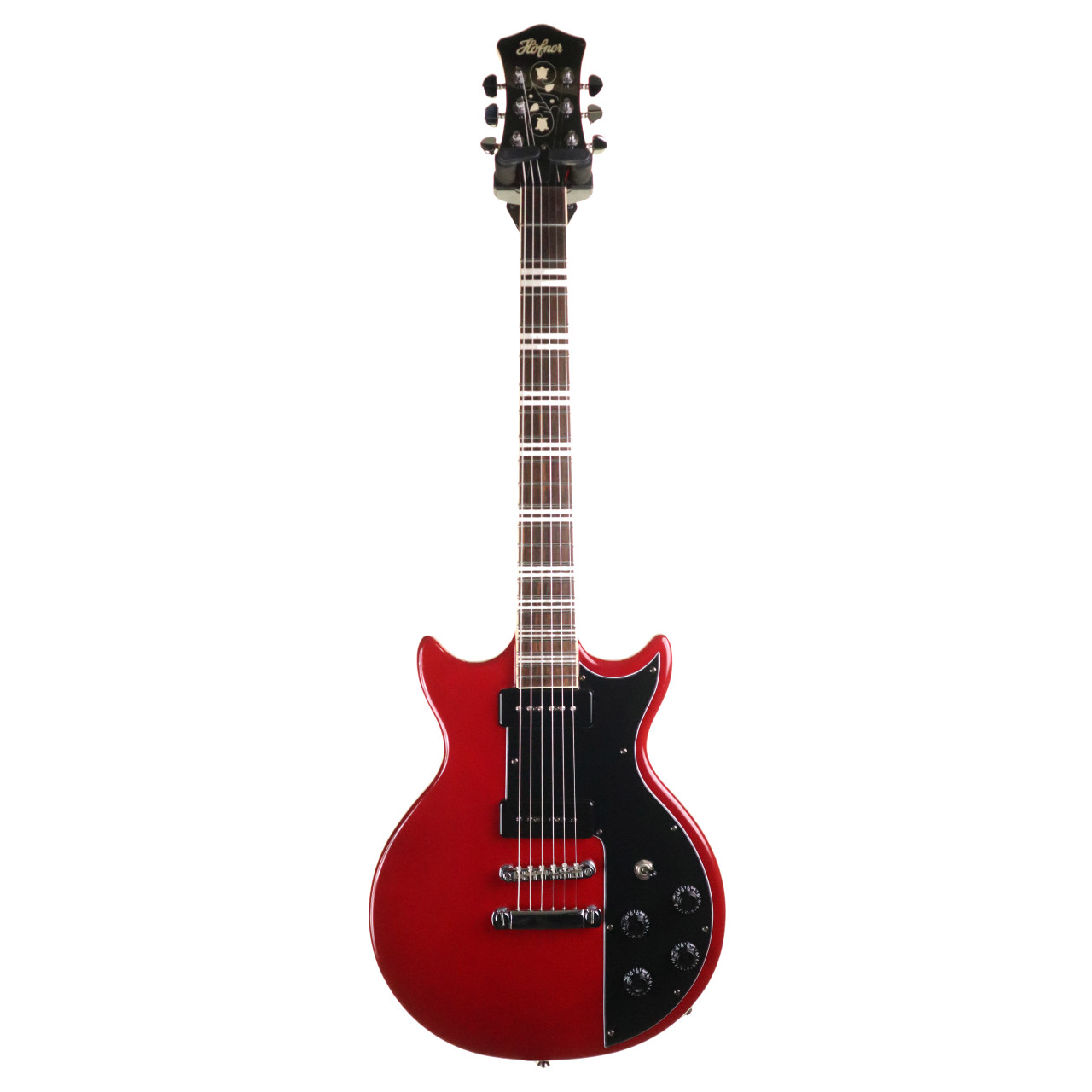 Hofner Colorama 2 Reissue Electric Guitar, Red (pre-owned