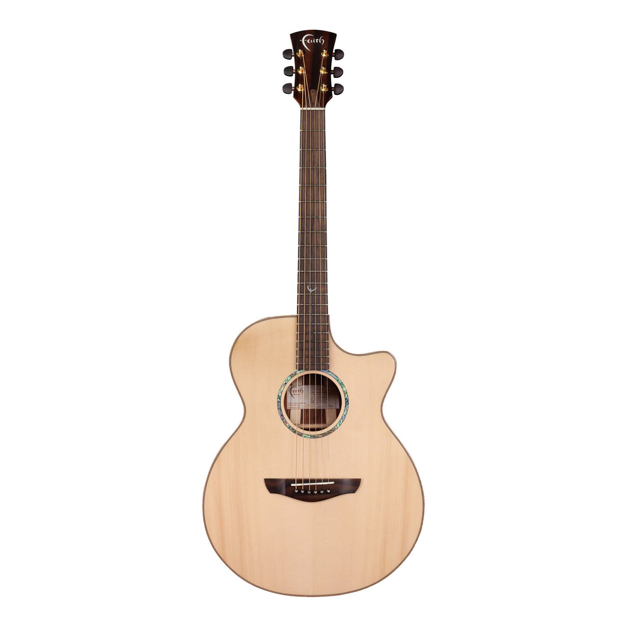 Faith FVHG3 HiGloss Venus Cutaway Electro-Acoustic Guitar