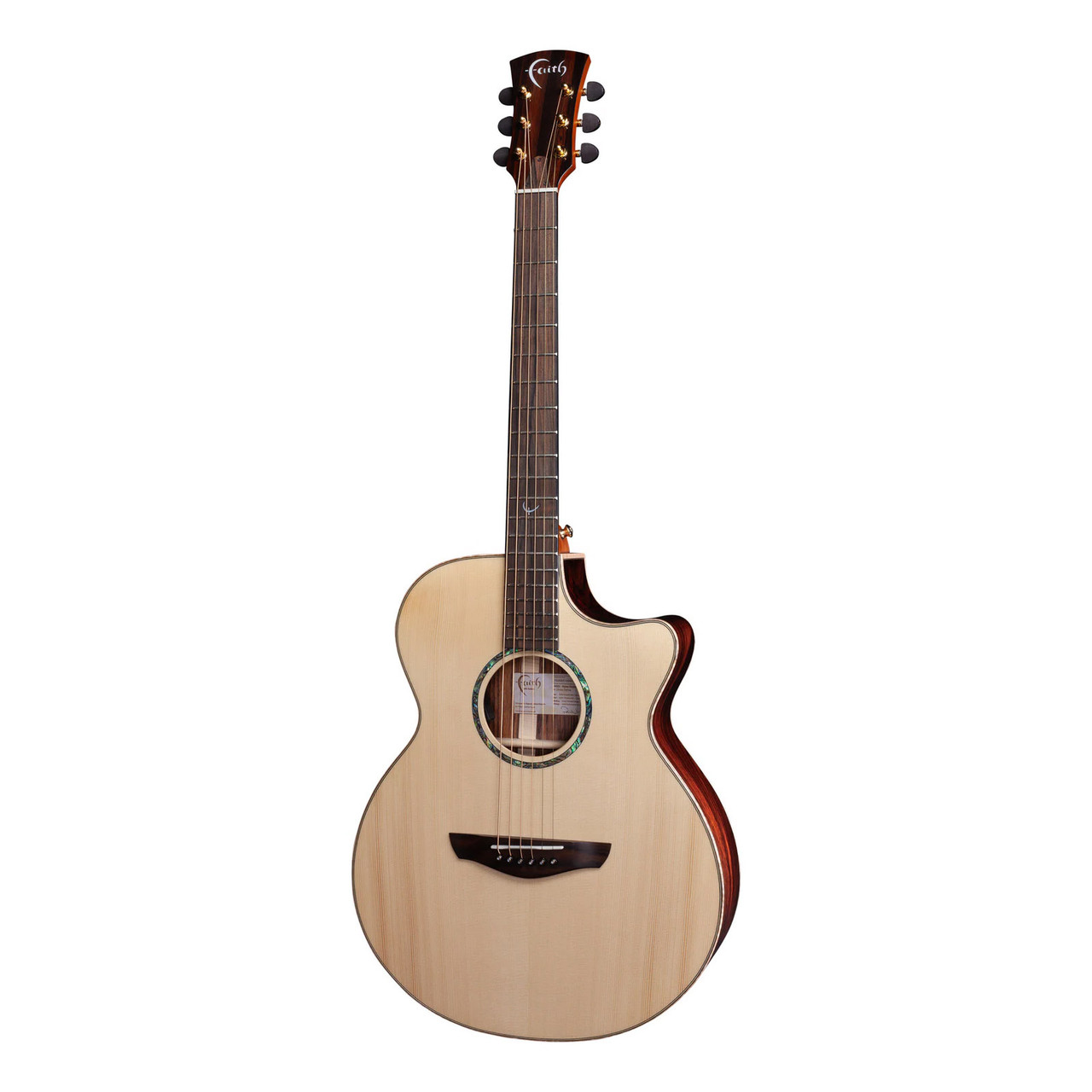 Faith FVHG3 HiGloss Venus Cutaway Electro-Acoustic Guitar