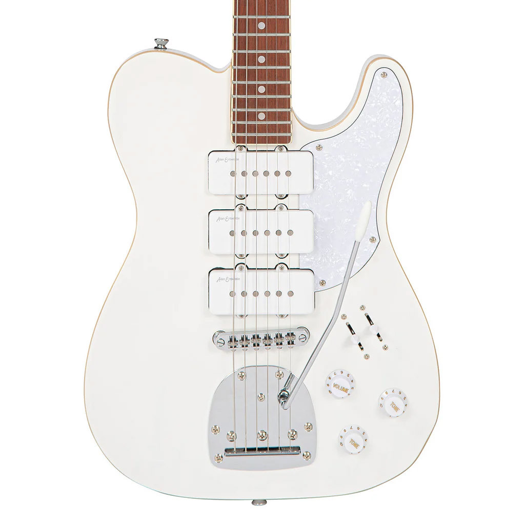 Vintage REVO Series Trio Electric Guitar, Arctic White - Absolute