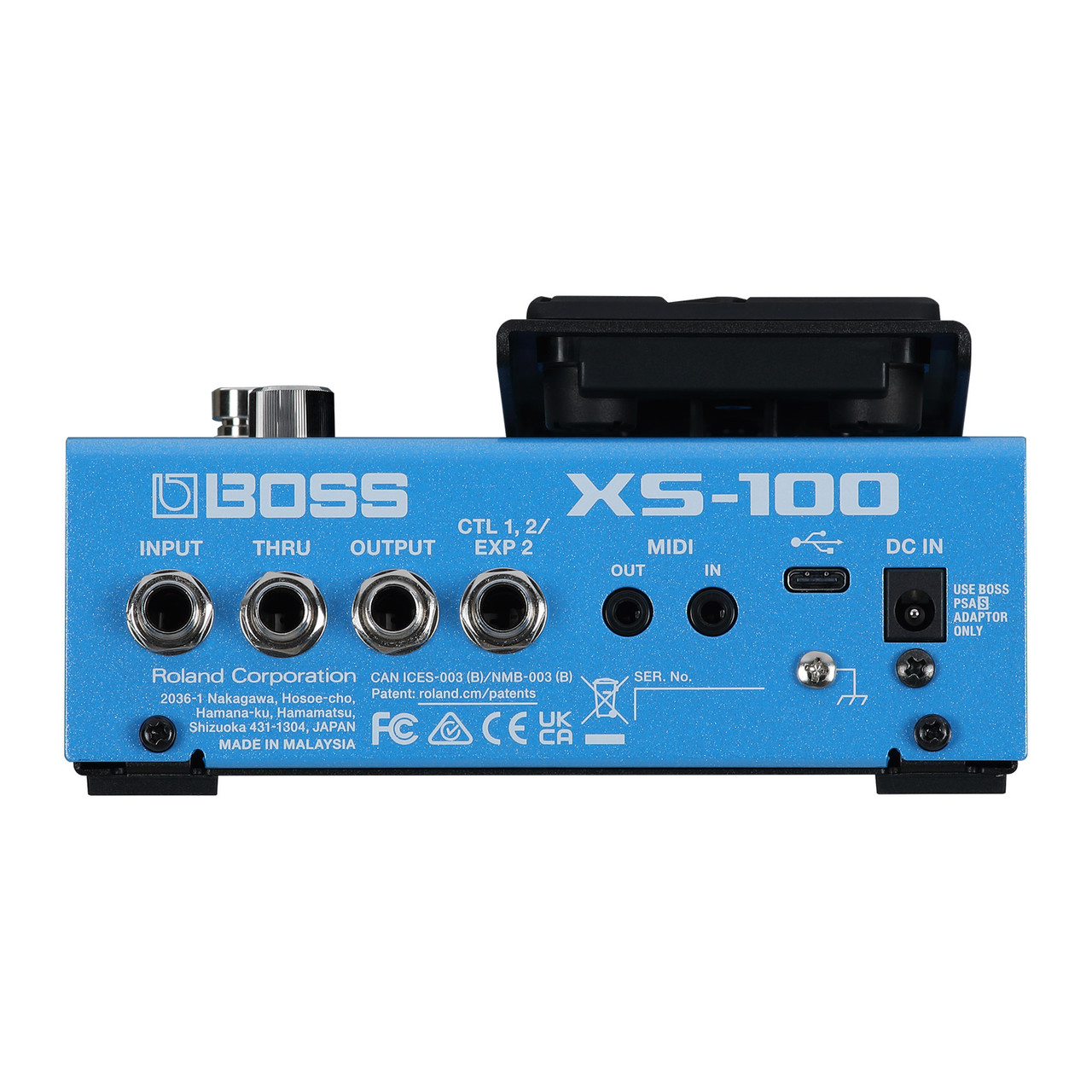 Boss XS-100 Poly Shifter Effects Pedal with Expression Pedal