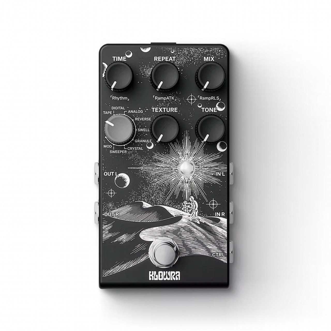 【ほぼ新品】KLOWRA EVERLAST DELAY EFFECT Klowra Everlast Stereo Delay Effects Pedal - Absolute Music