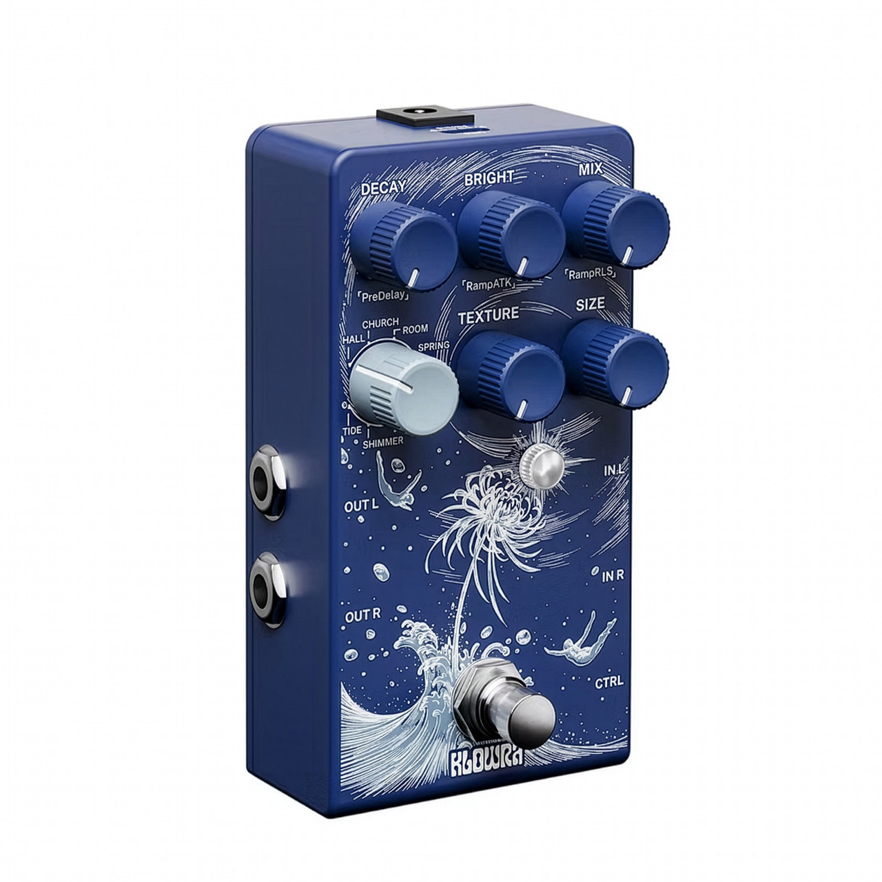 Klowra Limbo Stereo Reverb Effects Pedal - Absolute Music