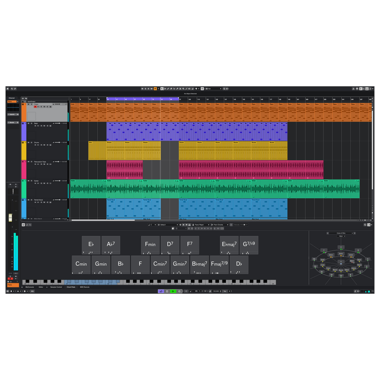 Steinberg Cubase Artist 15 Audio/MIDI Recording Software (Download