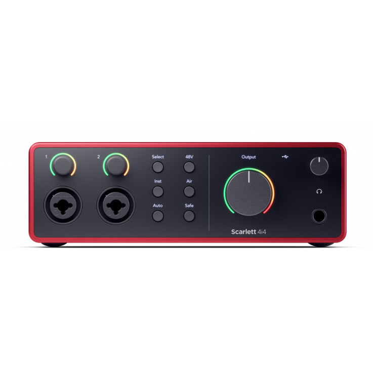 Focusrite Scarlett 4i4 (4th Gen) USB Audio Interface - Absolute Music