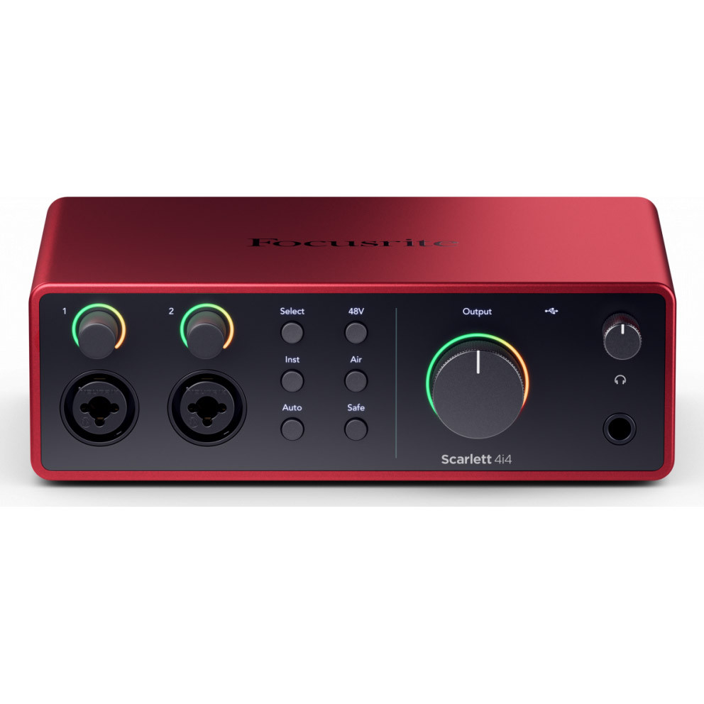 Focusrite Scarlett 4i4 (4th Gen) USB Audio Interface - Absolute Music