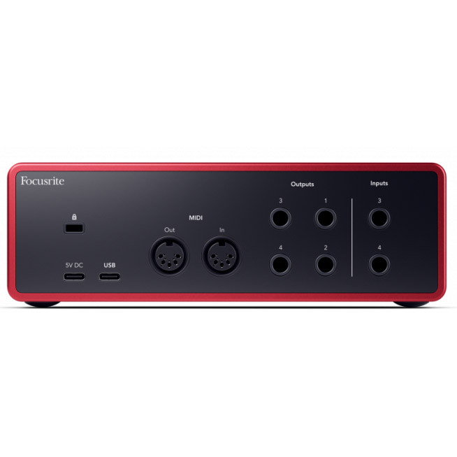 Focusrite Scarlett 4i4 (4th Gen) USB Audio Interface - Absolute Music