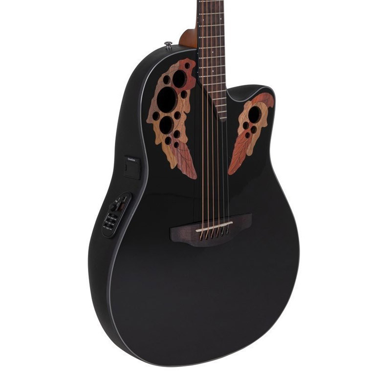 Ovation CE-44-5-G Celebrity Elite Electro Acoustic Guitar, Black