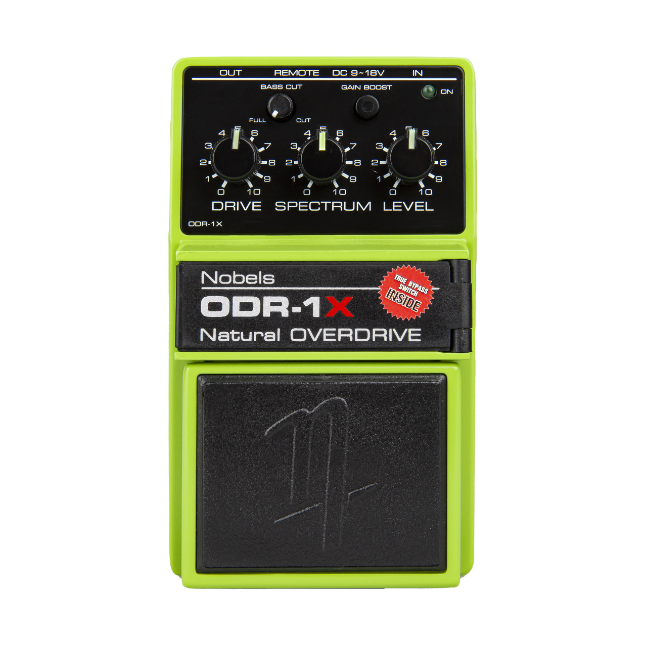 Nobels ODR-1X Natural Overdrive Pedal with Bass Cut Control