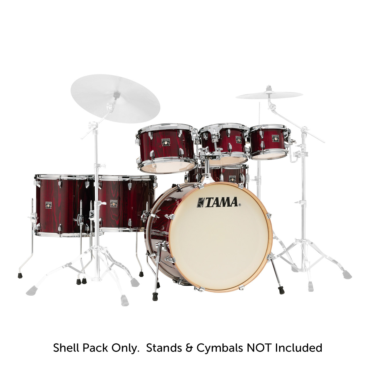 Tama TAMA Superstar Classic 7-Piece Shell Pack in Gloss Java Lacebark