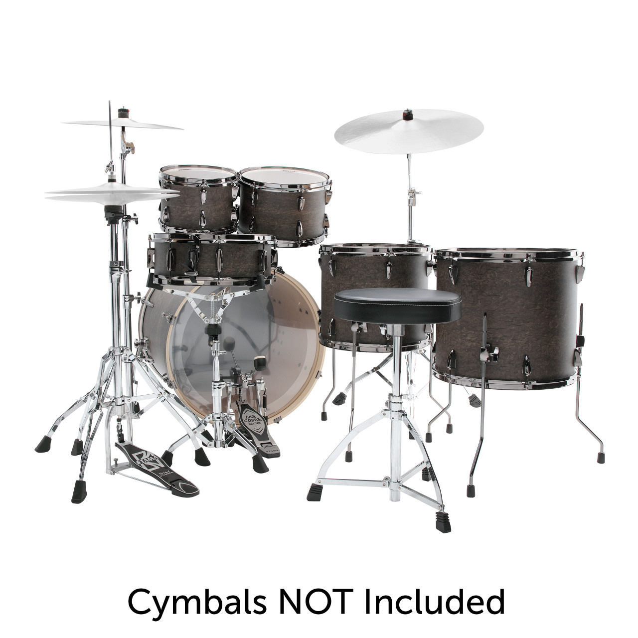 Tama Imperialstar 6pc Shell Pack with Hardware, Walnut Burl Wrap