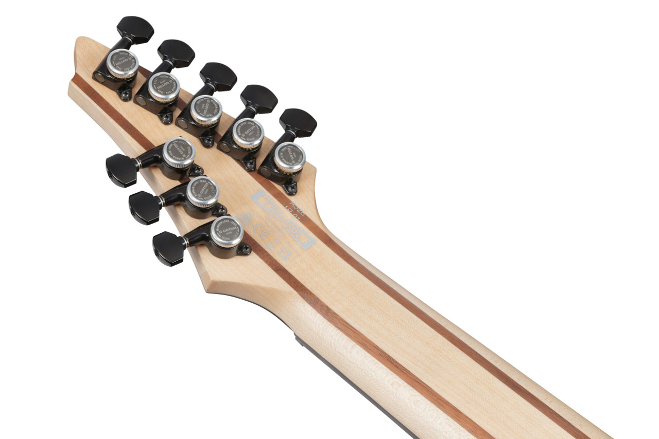 Ibanez A528-IPT 8-String Multi Scale Electric Guitar, Iron Pewter