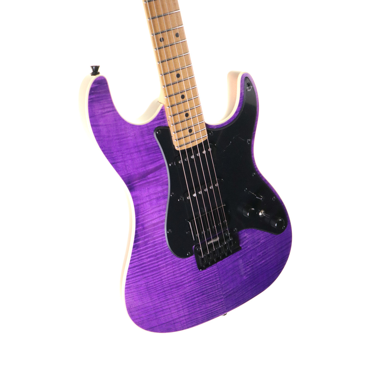 Jet JS 600 TPP Electric Guitar, Transparent Purple - Absolute Music