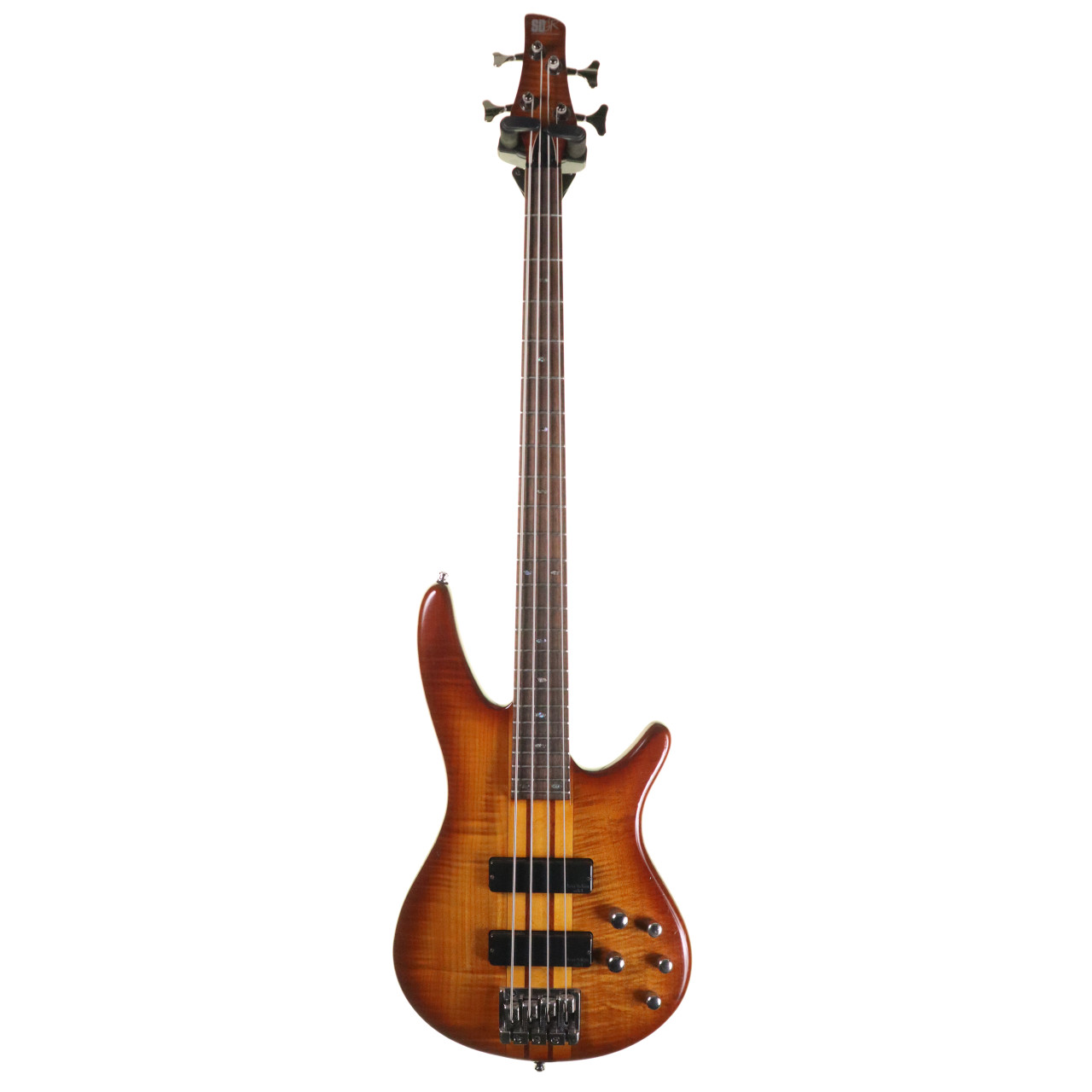 Ibanez SR900FM-AM Active Electric Bass Guitar, Amber Burst (pre