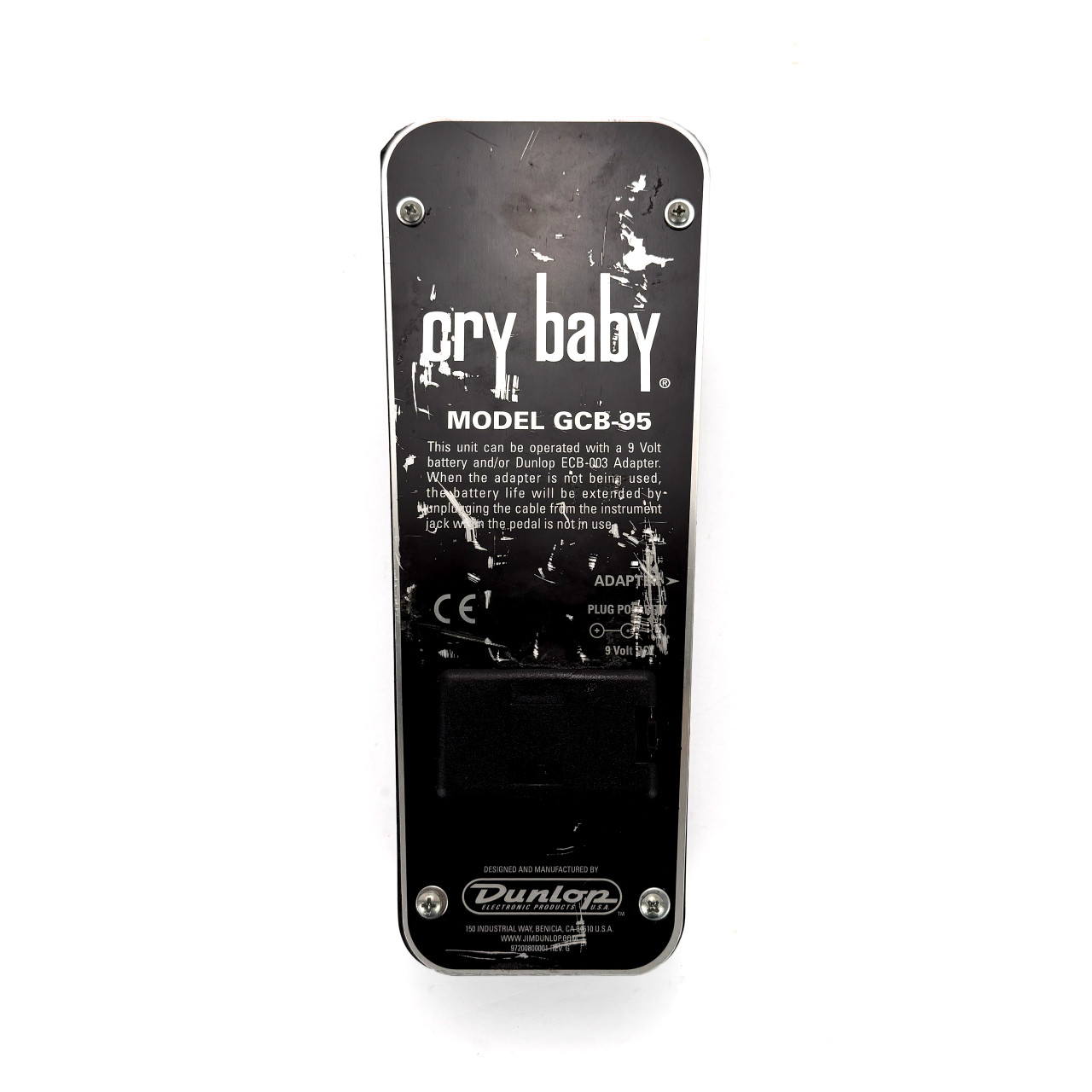 動作良好 赤fasel クライベイビー クラシック GCB95Fワウペダル 赤FASEL搭載】Jim Dunlop GCB-95F CRY BABY CLASSIC WAH クライ