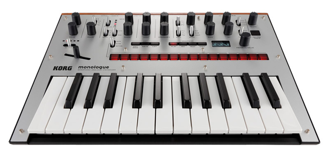 SEAL限定商品】 KORG 純正電源 monologue monologue Silver red 元箱付