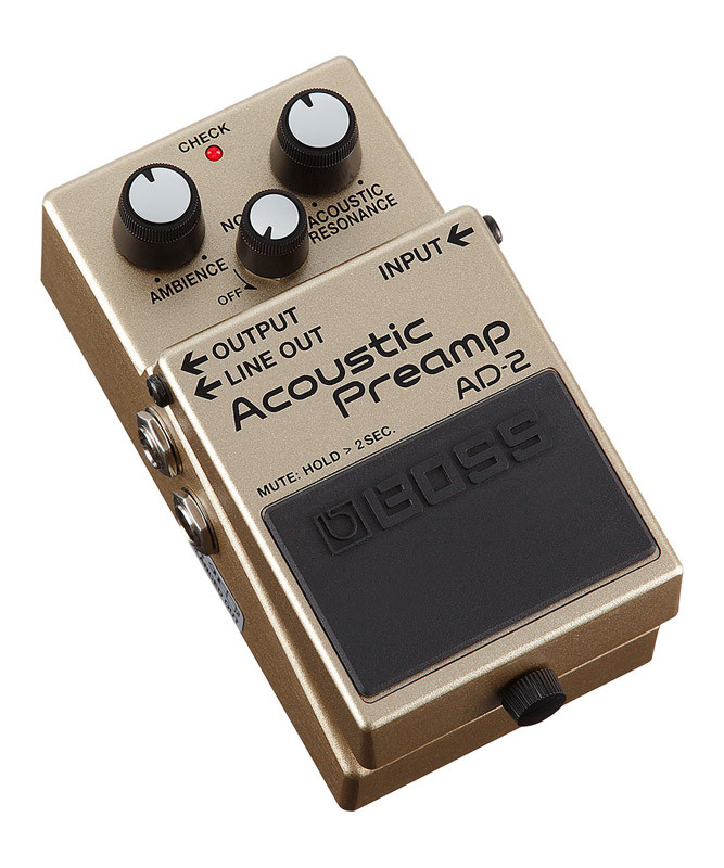 美品BOSS Acoustic Preamp AD-2 Boss AD-2 Acoustic Preamp Pedal - Absolute Music