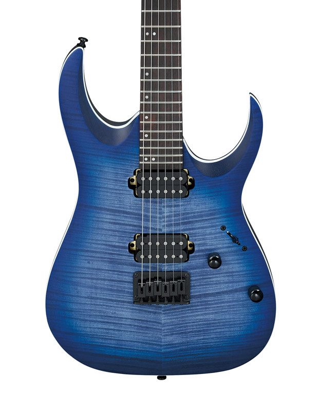 Ibanez RGA42FM-BLF Electric Guitar, Blue Lagoon Burst Flat Finish
