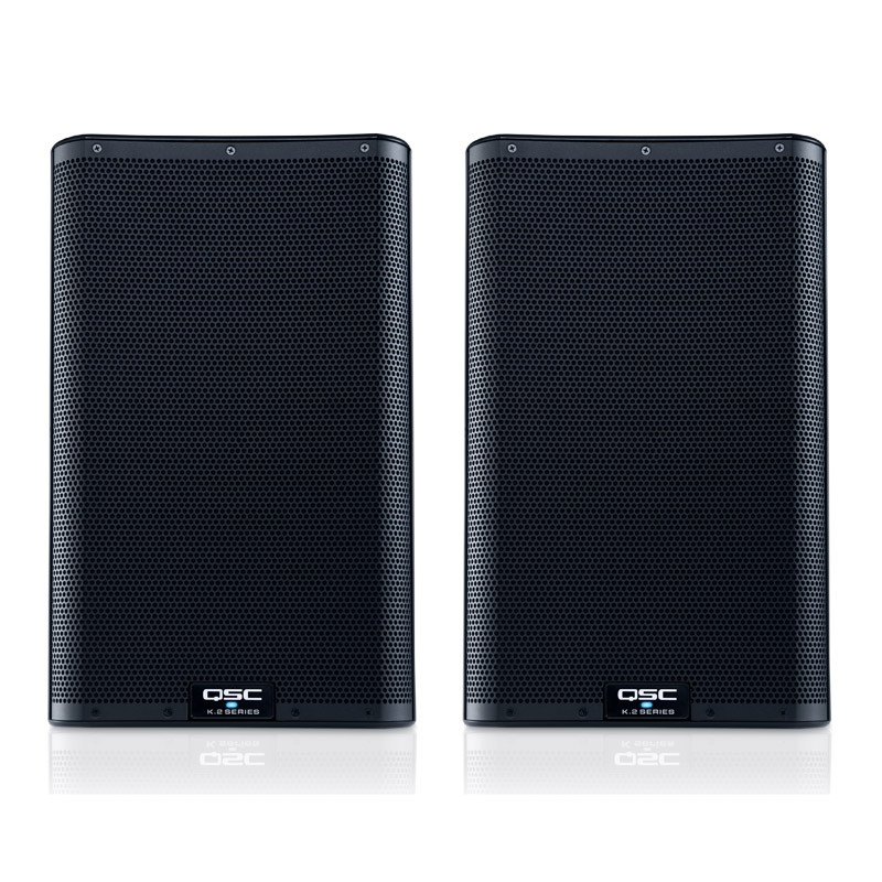 qsc 10 inch powered speakers