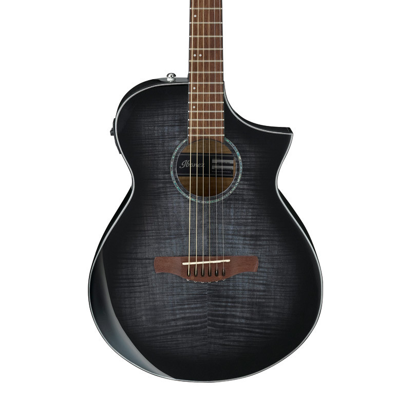 Ibanez AEWC400-TKS Electro-Acoustic Guitar, Transparent Black
