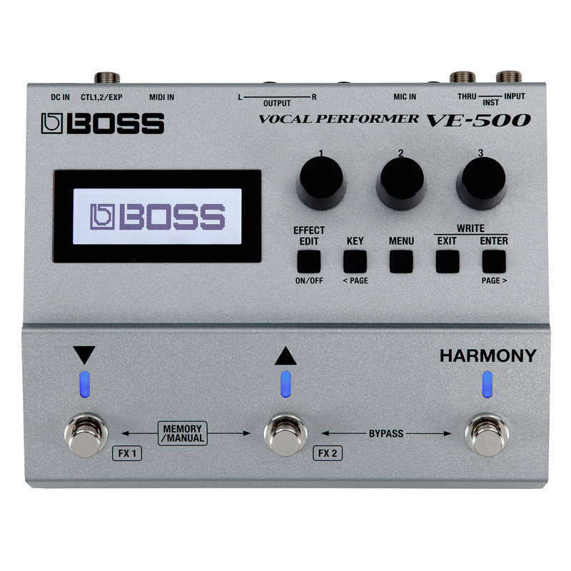 Boss VE-500 Vocal Performer Vocal Effects Pedal - Absolute Music