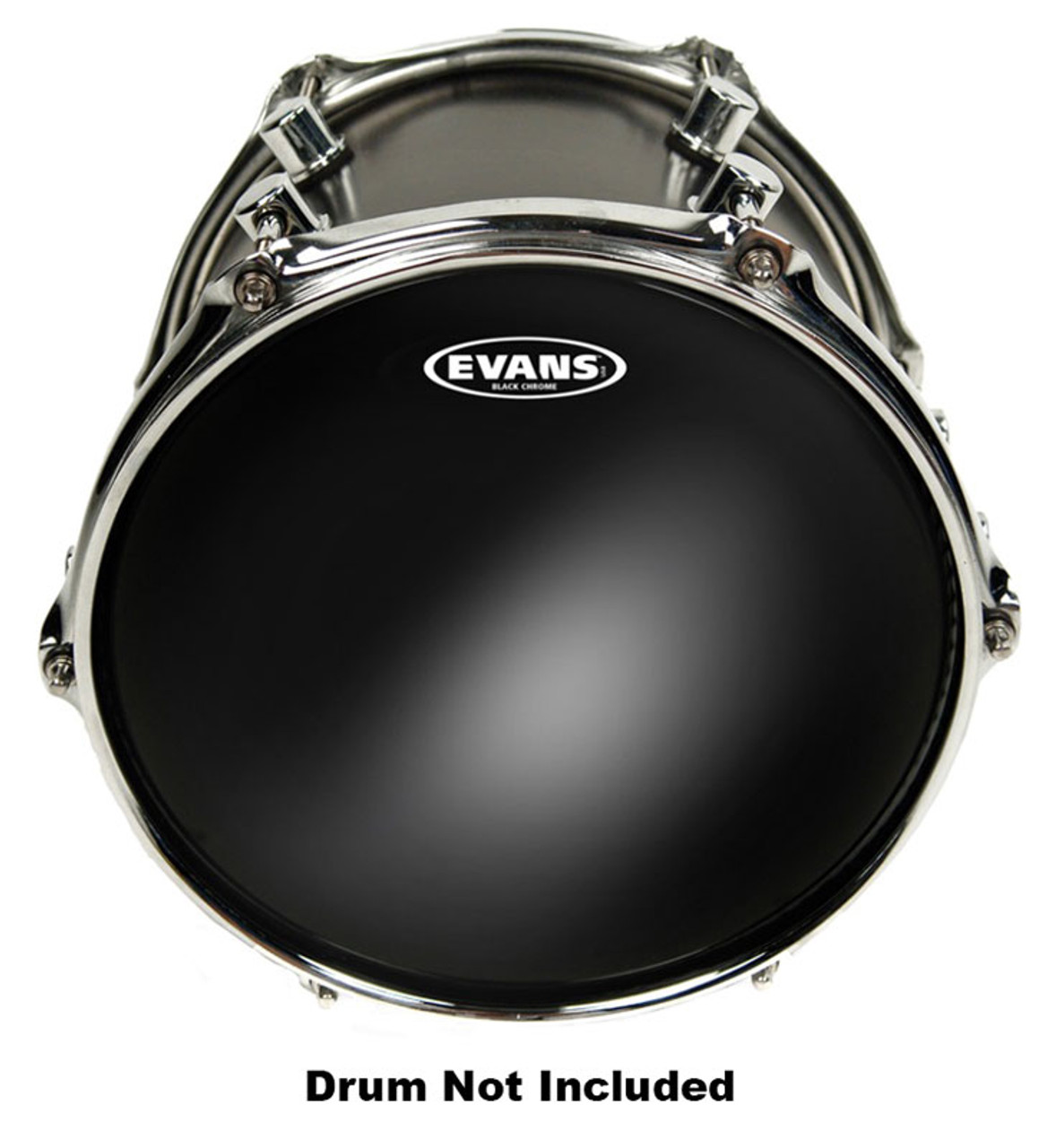 black chrome drum heads