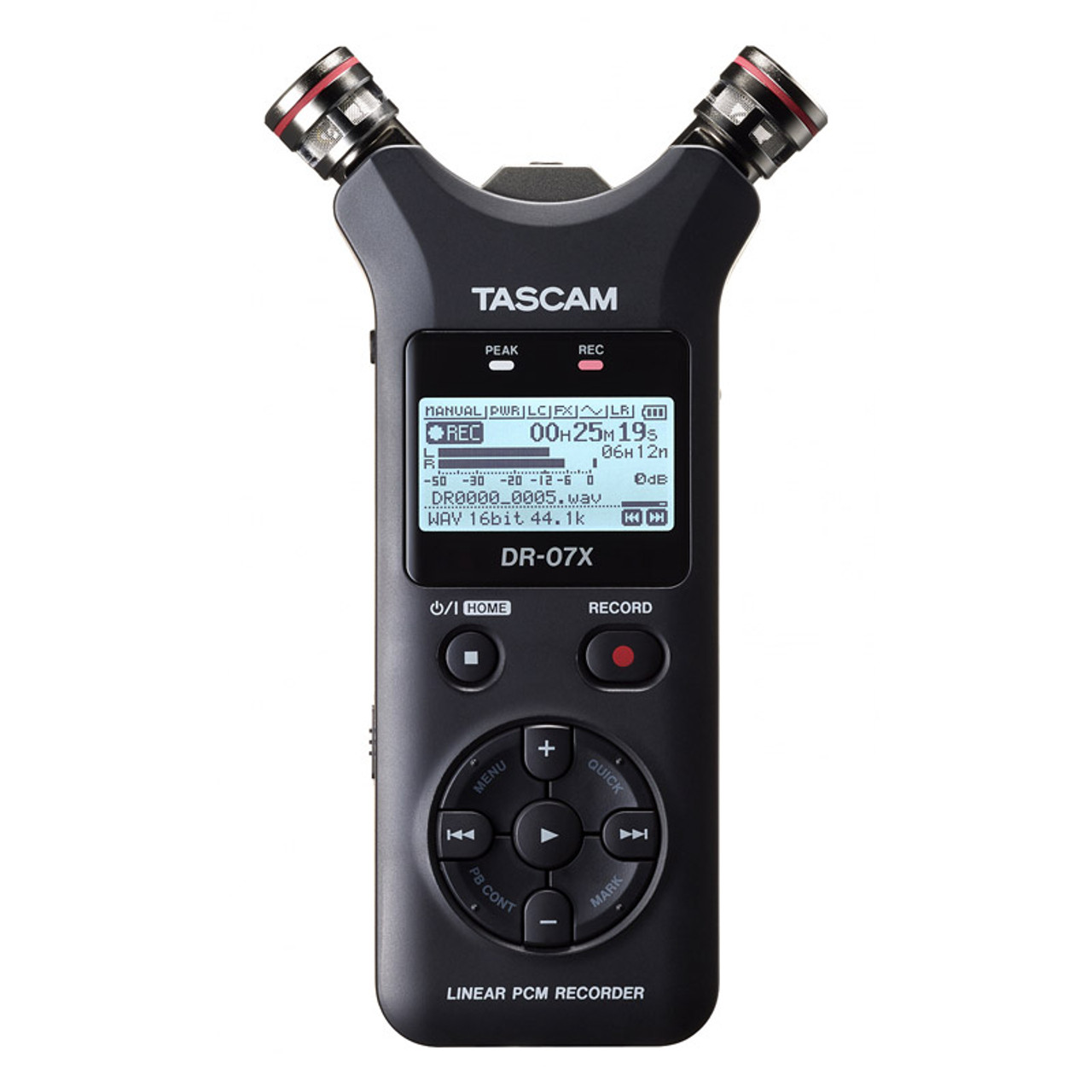 Tascam DR-07X Stereo Handheld Digital Audio Recorder and USB Audio Interface