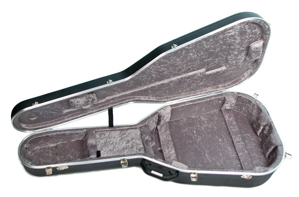 Hiscox PRO-II-OM-B/S Pro-II Martin OOO/OM Size Guitar Case - Black/Silver 