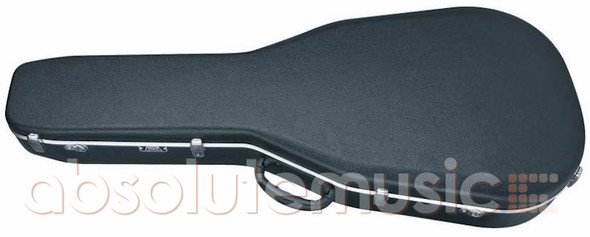 Hiscox PRO-II-GS-B/S Pro-II Semi Acoustic Guitar Case - Black/Silver 
