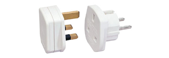 Lindy Euro Adapter Plug (UK appliances on continent)  