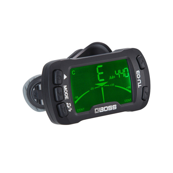 Boss TU-03 Clip-On Tuner and Metronome 