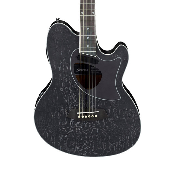 Ibanez TCM50-GBO Electro-Acoustic Guitar, Galaxy Black Open Pore 