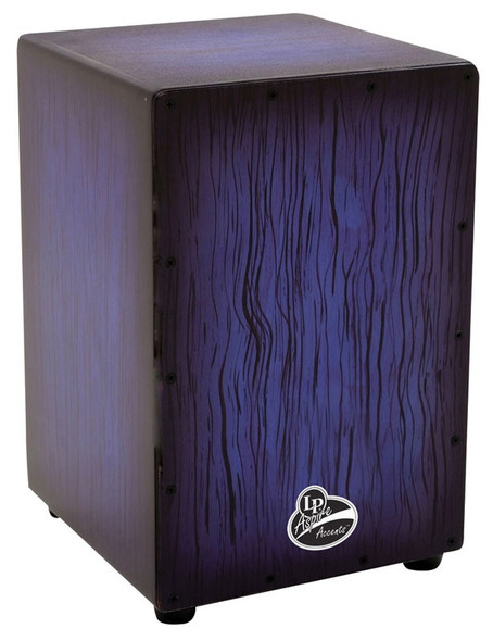 Latin Percussion LPA1332-BBS Aspire Accent Cajon, Blue Burst Streak 