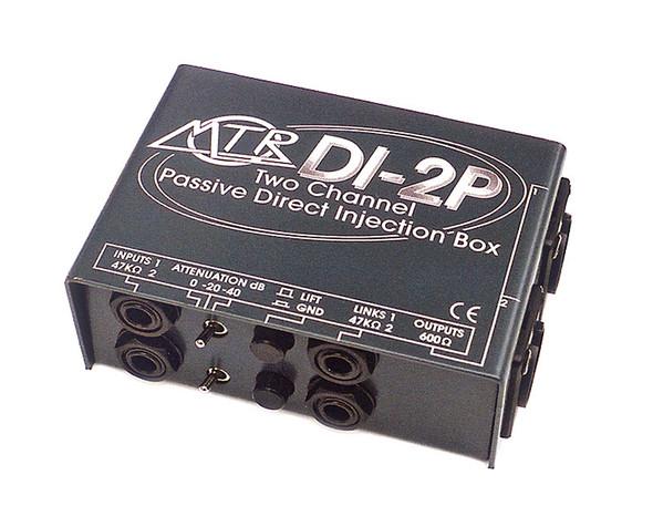 MTR DI-2P stereo passive DI box 