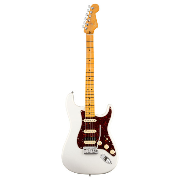 Fender American Ultra Stratocaster HSS, Arctic Pearl, Maple 
